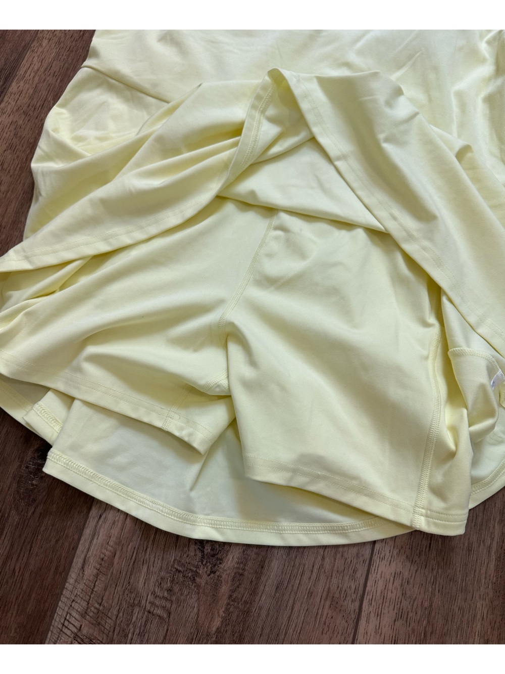 NWT! All in Motion Athletic Dress, Skort, Workout, Athleisure, Pale Yellow, 1X - Picture 3 of 12